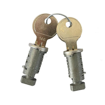 schloss für fahrradanhänger TREILER® Schlosssatz (2 Schlösser) für Fahrradträger